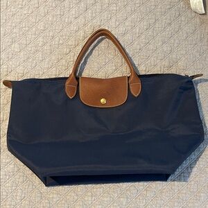 Longchamp Le Pliage Original M Navy Handbag